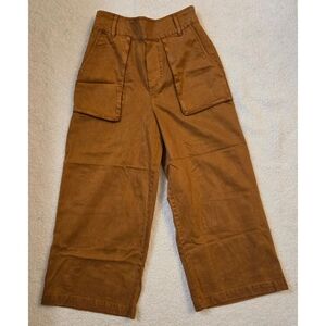 YFB Wide Leg Pull-on Cropped Pants